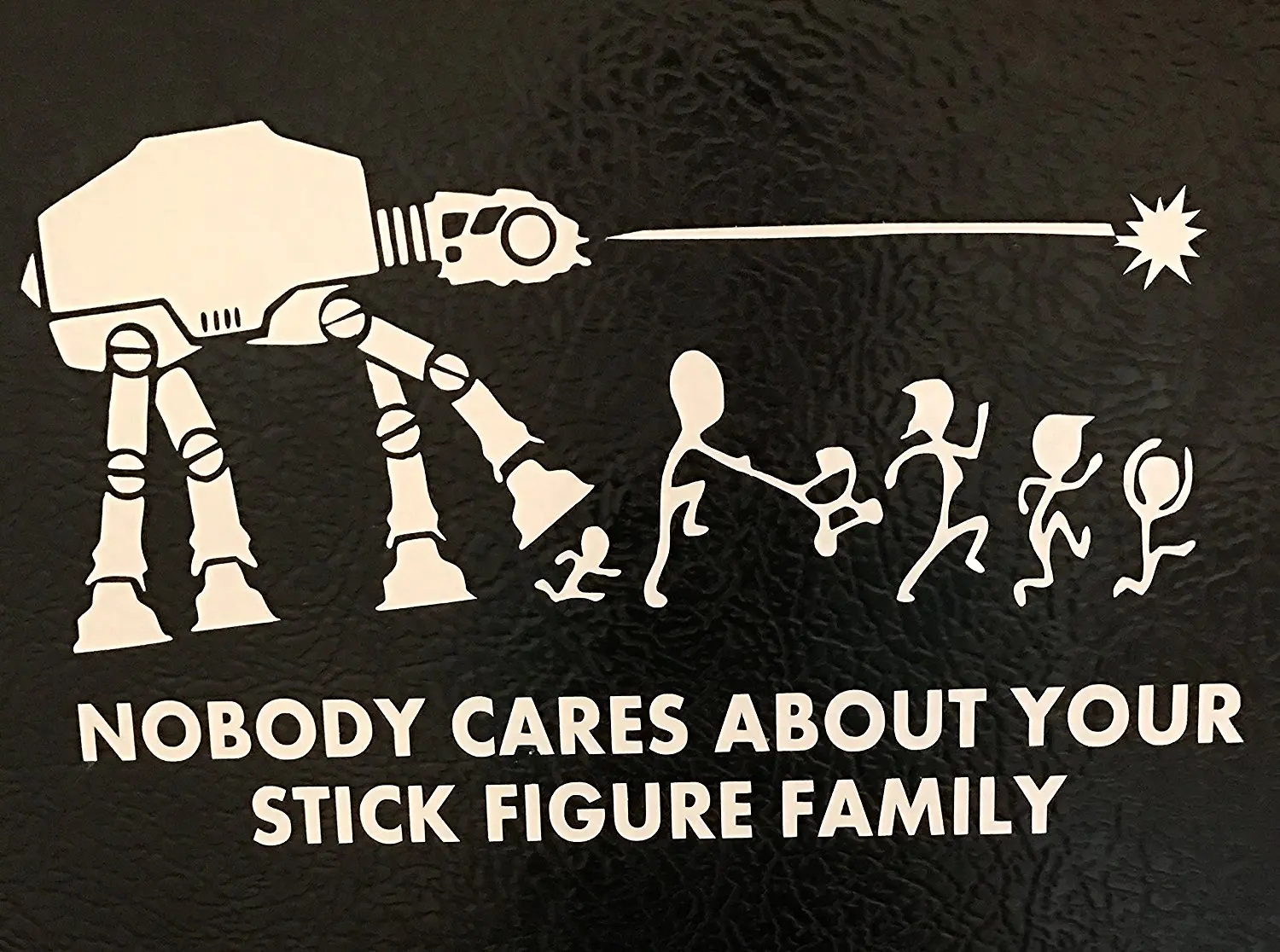 T-Rex Nobody Cares About Your Stick Figure Family JDM