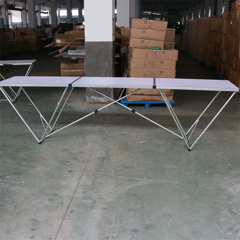 3m 3 Sections Wallpaper Folding Table Mdf Pasting Table With Aluminum