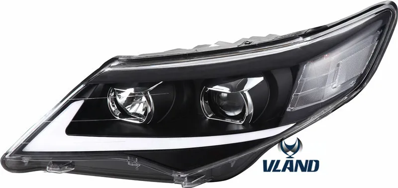 China VLAND factory for car headlamp for Camry LED frontlamp for 2012 2013 2014 Corolla headlight MIDDLE EAST TYPE