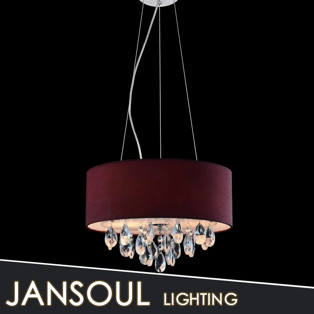 modern round crystal chandelier