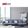 modern design italian leather sectional sofa villa furniture