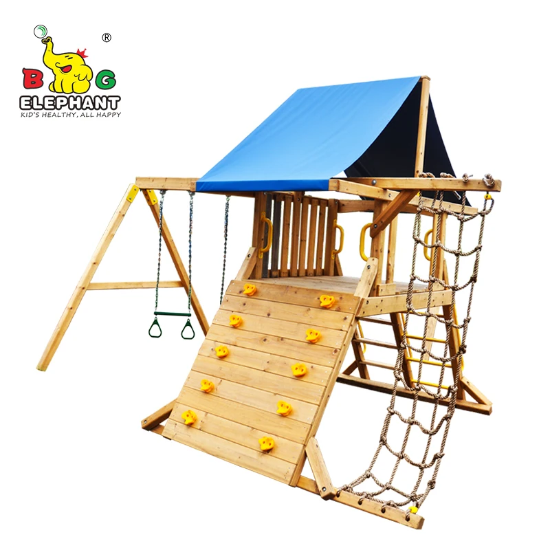 wooden playground equipment