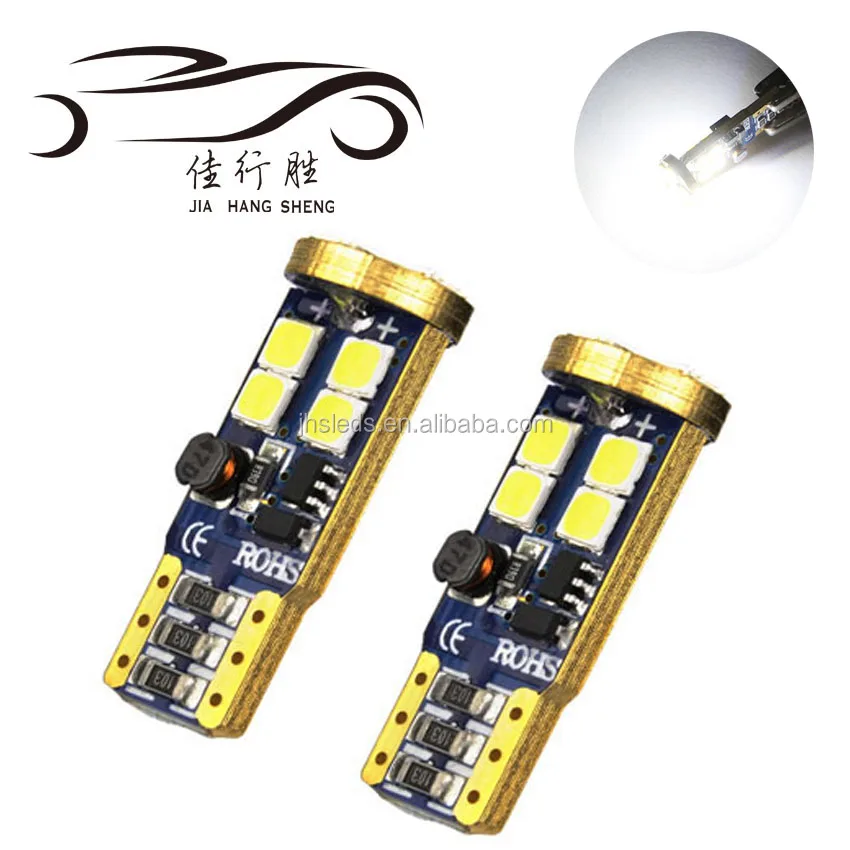 High quality T10 CANBUS 12SMD 3030 LED White Car Side Tail Light Bulb t10 canbus Error Free w5w 194 168 led