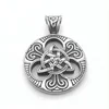 Yiwu Aceon Stainless Steel Antique Tribe Triangle Infinity Knot Unity Pendant