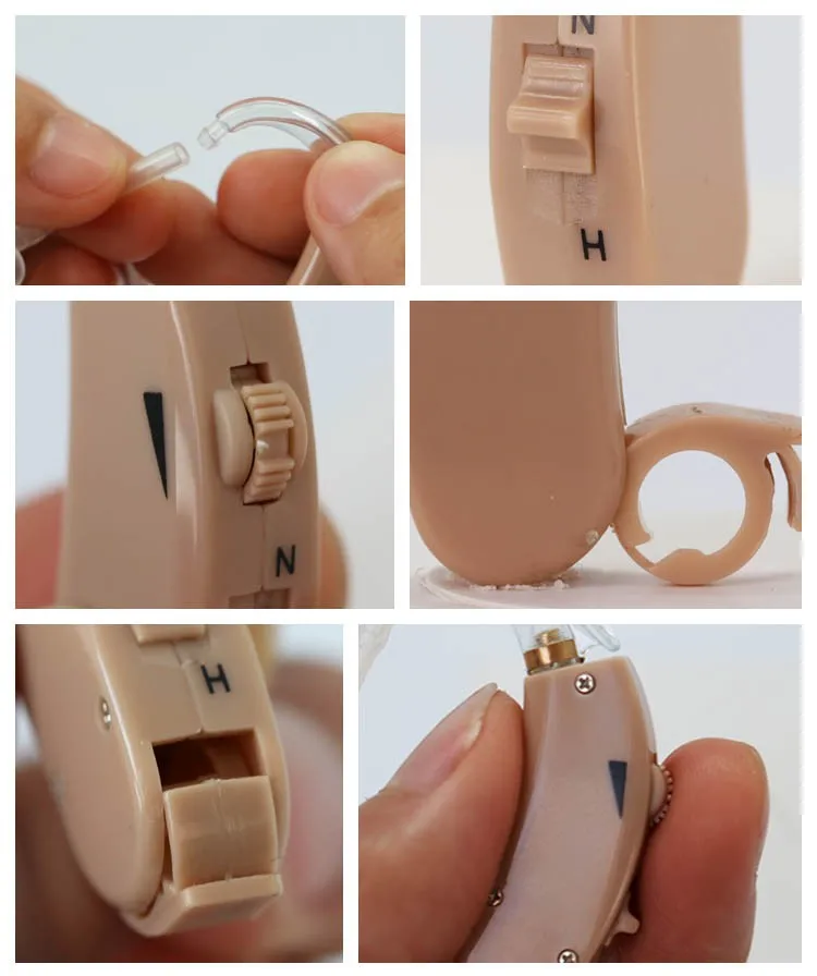 Frequency Adjustable Ear Hook Hearing Aids For High Frequency Hearing Loss