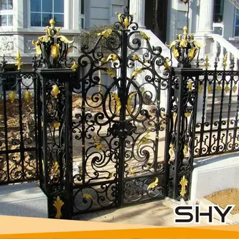 Wrought Iron Gate Cast Design And New House Wrought Iron Gate Cast Design And New House