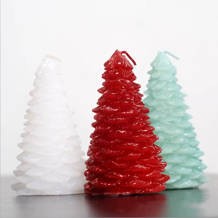 Christmas Design Tree Shape Candle For Home Decoration Art Candle Buy