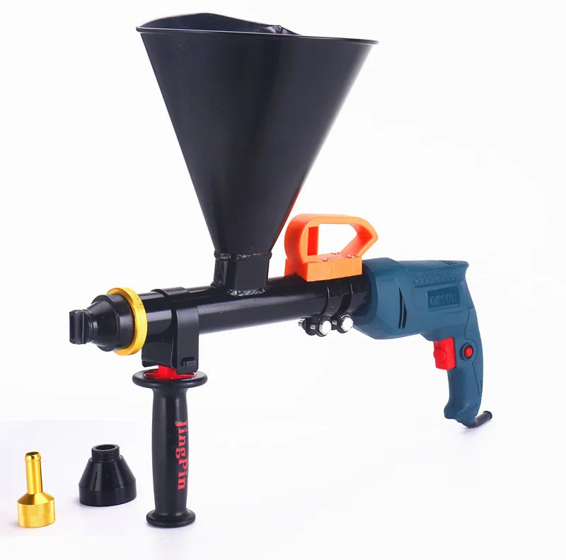 Electric Automatic Cement Mortar Filling Gun Grouting Machine Security