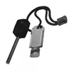 New Survival Hunting Camping Drilled Ferrocerium Rods Firestarter