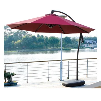 China Promotional Outdoor Polyester Folding Patio Sun Garden Big Umbrella Parasol Big Umbrella Parasol Buy Payung Besar Parasol Sun Garden Parasol Payung Lipat Payung Teras Product On Alibaba Com