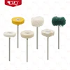 Hot sale jewelry tools ultra-soft contton string buff mounted muslin buffs with stainless steel shank