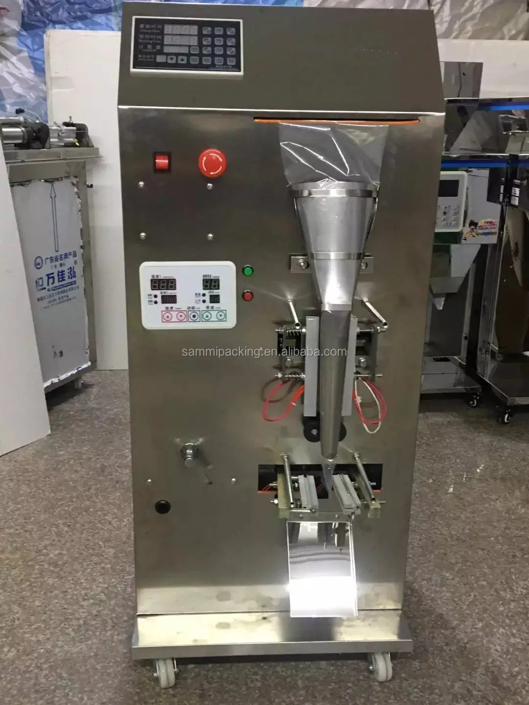 2-100ml Vertical Mineral Water Liquid Pouch Packing Machine Price