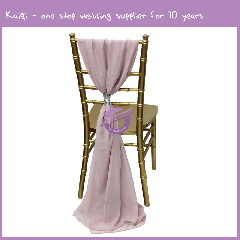 dusky pink beautiful chiavari chair hood wrap jacket cover with rheistone mesh buckle 19869.jpg