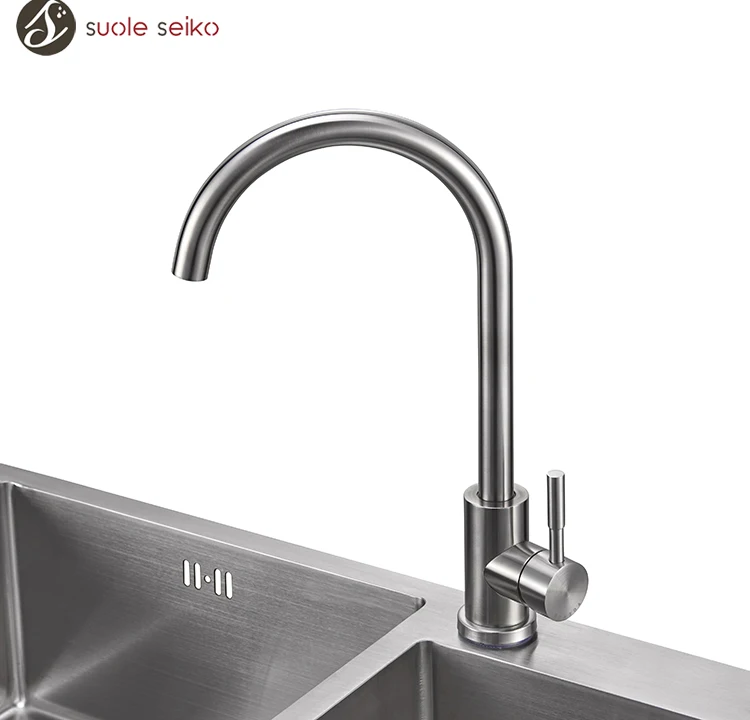 New Fashion Triple Compartment Utility Sink With Drain And Faucets