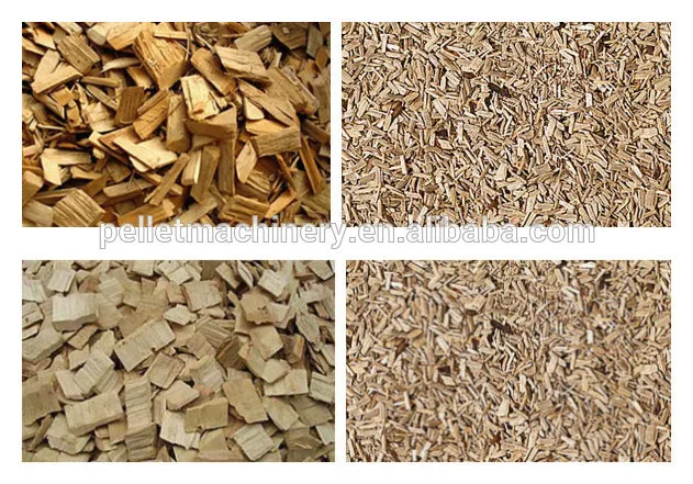 Wood chips made by wood chipper5_