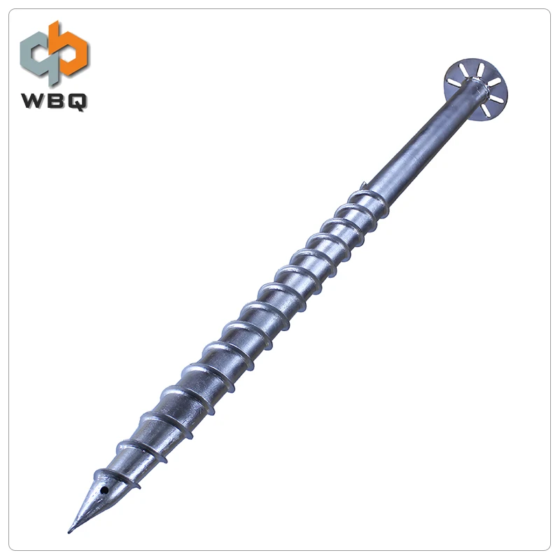 Hot Dipped Galvanized Ground Screw Post Anchor For Fence Buy Ground