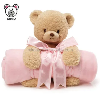 pink teddy blanket