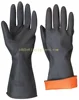 Rubber Industrial latex heavy duty dirty work hand 3m electrical machinist working gloves