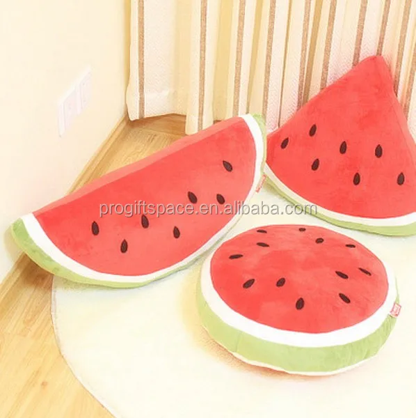 New Products Decorative Cool Watermelon Bolster Cushion Plush