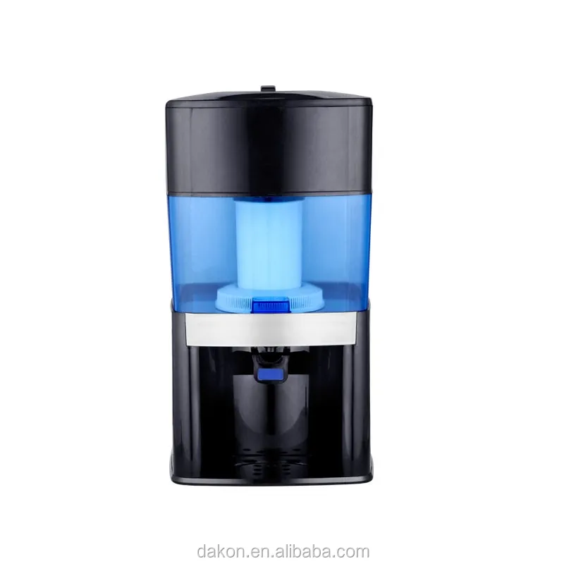 Black Food Grade Abs Countertop Water Filter System 7 Stage
