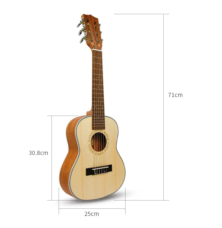 Bullfighter MS2812 28 inch  6 strings Wholesale high quality mini travel guitar guitalele OEM