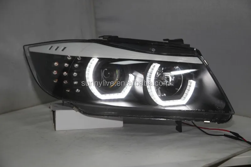 For Bmw E90 330i 320i 318i Led Angel Eyes Headlight Jy - Buy For Bmw ...