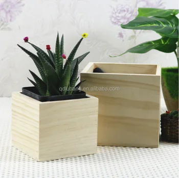 Whole Solid Wood Small Square Planter Bo Flower Pots Whole Solid Wood Small Square Planter Bo Flower Pots