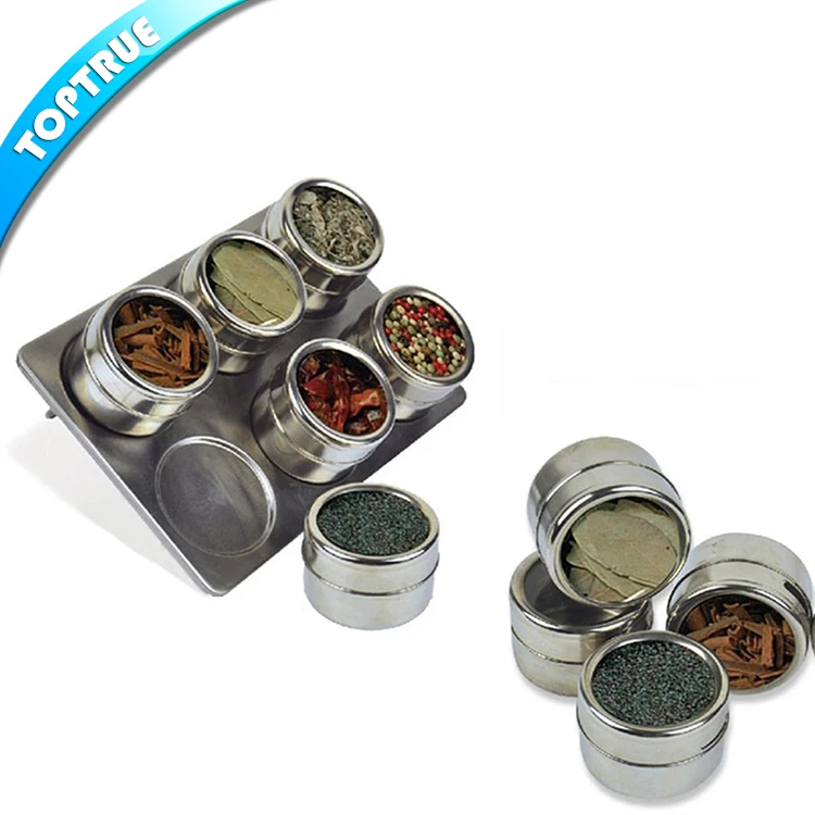 Hot Selling Chinese Manufacture Salt Pepper Garlic Curry Box Stainless Steel Spice