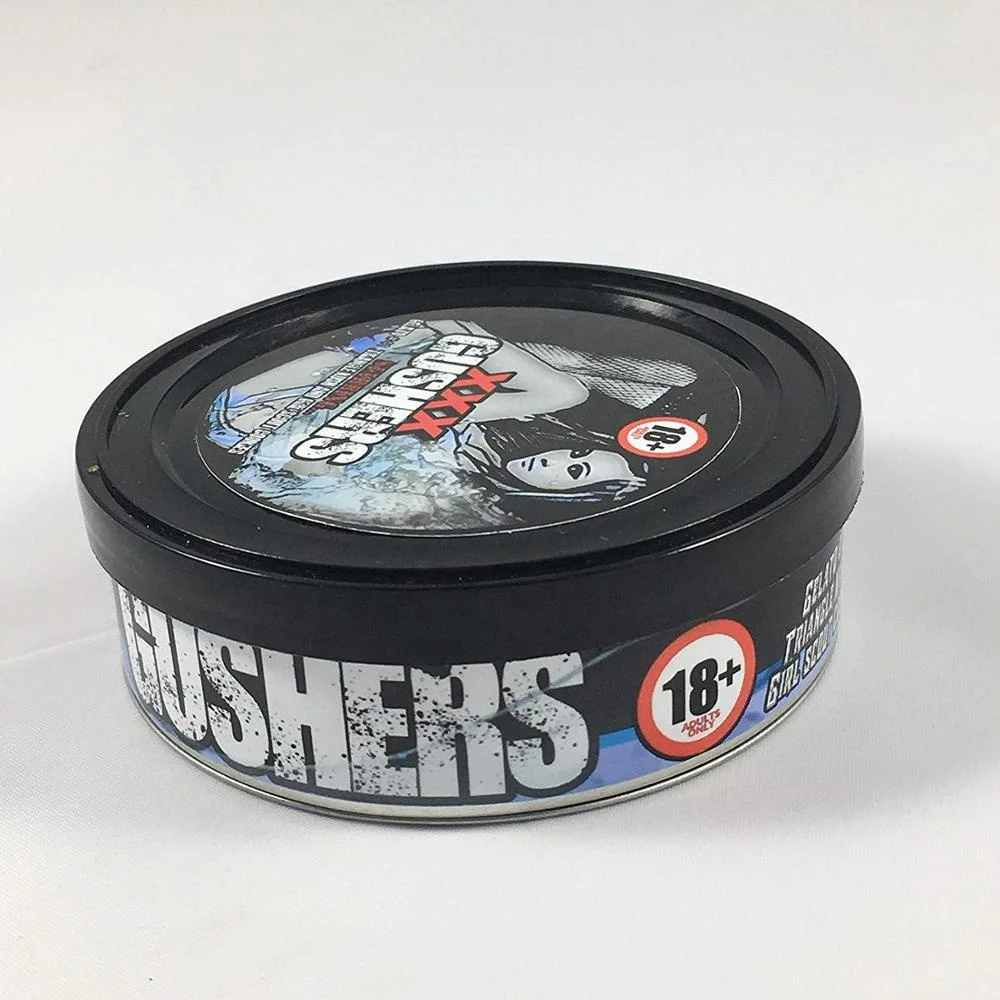 printing custom logo metal savings pressitin cans with easy seal lid