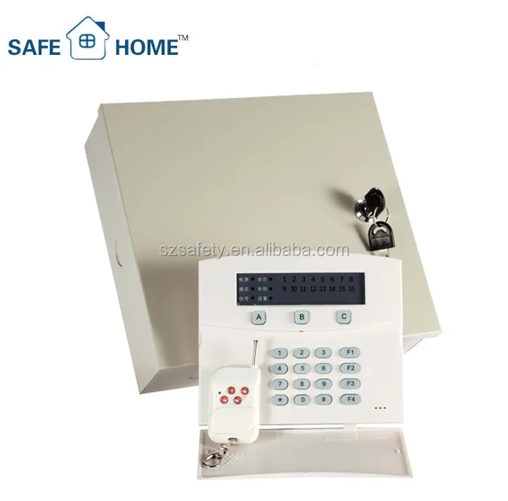 Best Price 6/8/16 Zones Wired Alarm Control Panel Alarm Security System ...