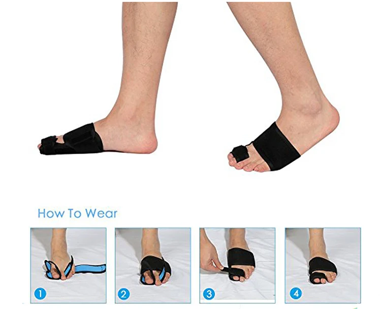 Amazon Toe Splint Comfortable Toe Separator Nighttime Bunion Corrector for Hallux Valgus