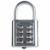 Free Shipping New 8 Numbers Combination Padlock Push-Button Coded Lock for Outdoor Bedroom Office School Home Security Using