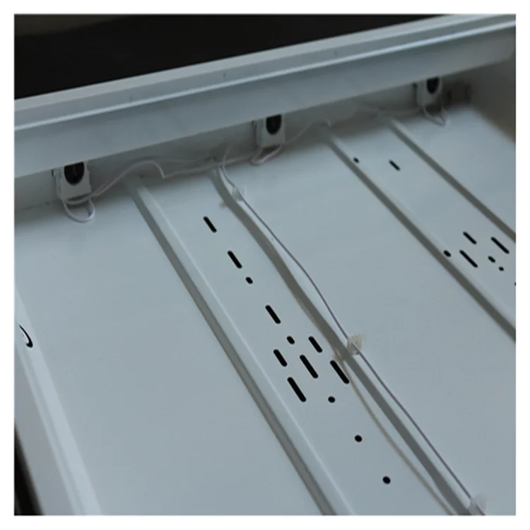 3x20w T8 Grille Lamp Fixtures,60*60cm Reflector Louver Lights Fitting