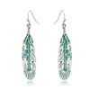 free shipping earring imported from Chiana earrings stainless steel maple leaf shaped earrings parts fashion earring