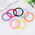 PromotionItem Girl High Elastic Hair Band Children Hair Rope Gift Resin Bead Connected Women Hair Ring