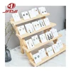 Table Standing Unfinished Pine Wood Professional Earring Jewelry Display