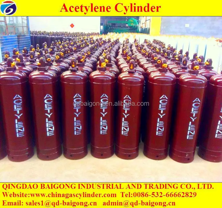 40l Oxygen Acetylene Gas Cylinders 2018 New Acetylene Gas Cylinder