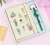 small notebook with pen high qualityLovely cactus notebook suit