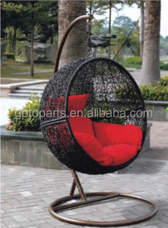 modway encounter swing outdoor patio lounge chair