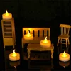 Electronic Flameless Home Decoration Solar Small mini battery led tea candle light led candle light