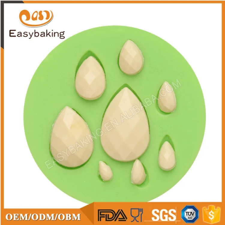 ES-3719 Molde para fondant Moldes de silicona para decoración de pasteles