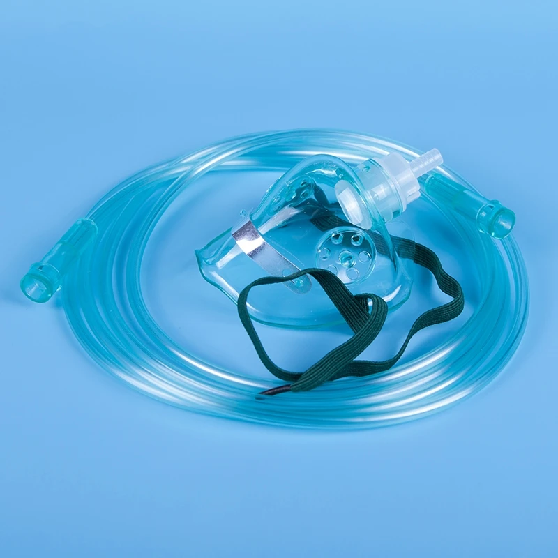 PVC de alta qualidade pvc transparente máscara de oxigênio máscara de venturi para Adulto/Criança