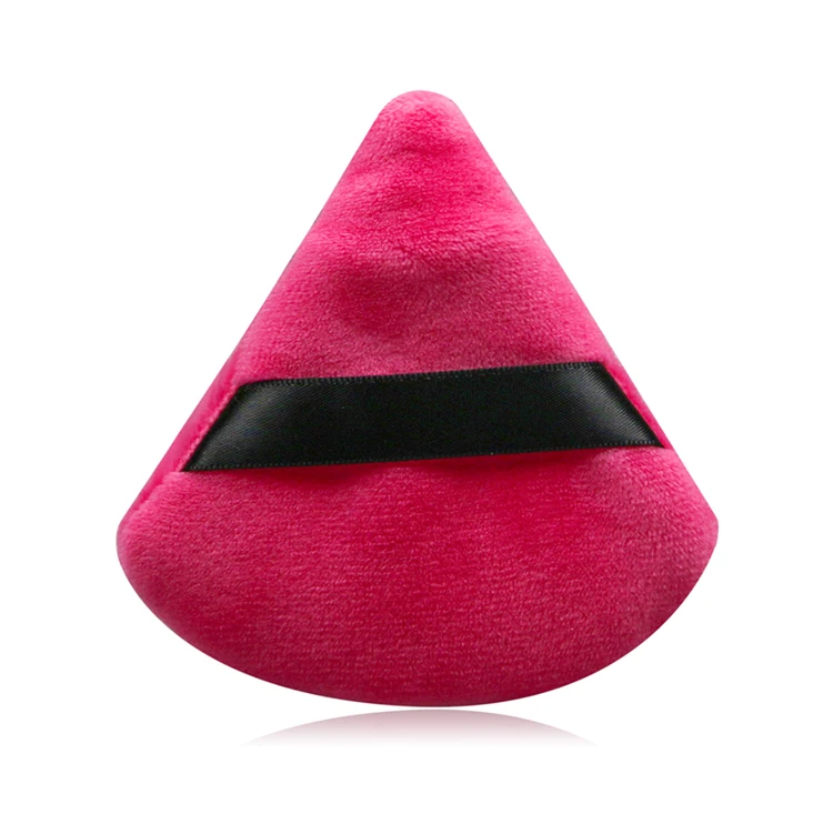 Triangle Shaped Cotton Powder Puff Super Soft Blending Natural Makeup
