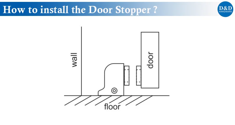 Installation of Door Stopper-D&D Hardware