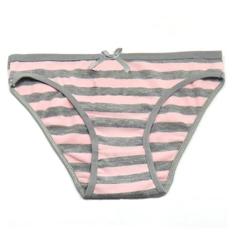 Soft Cotton Panties Stripe Fashion Breathable Womens Panties Lady Briefs Underwear Buy Women 0923