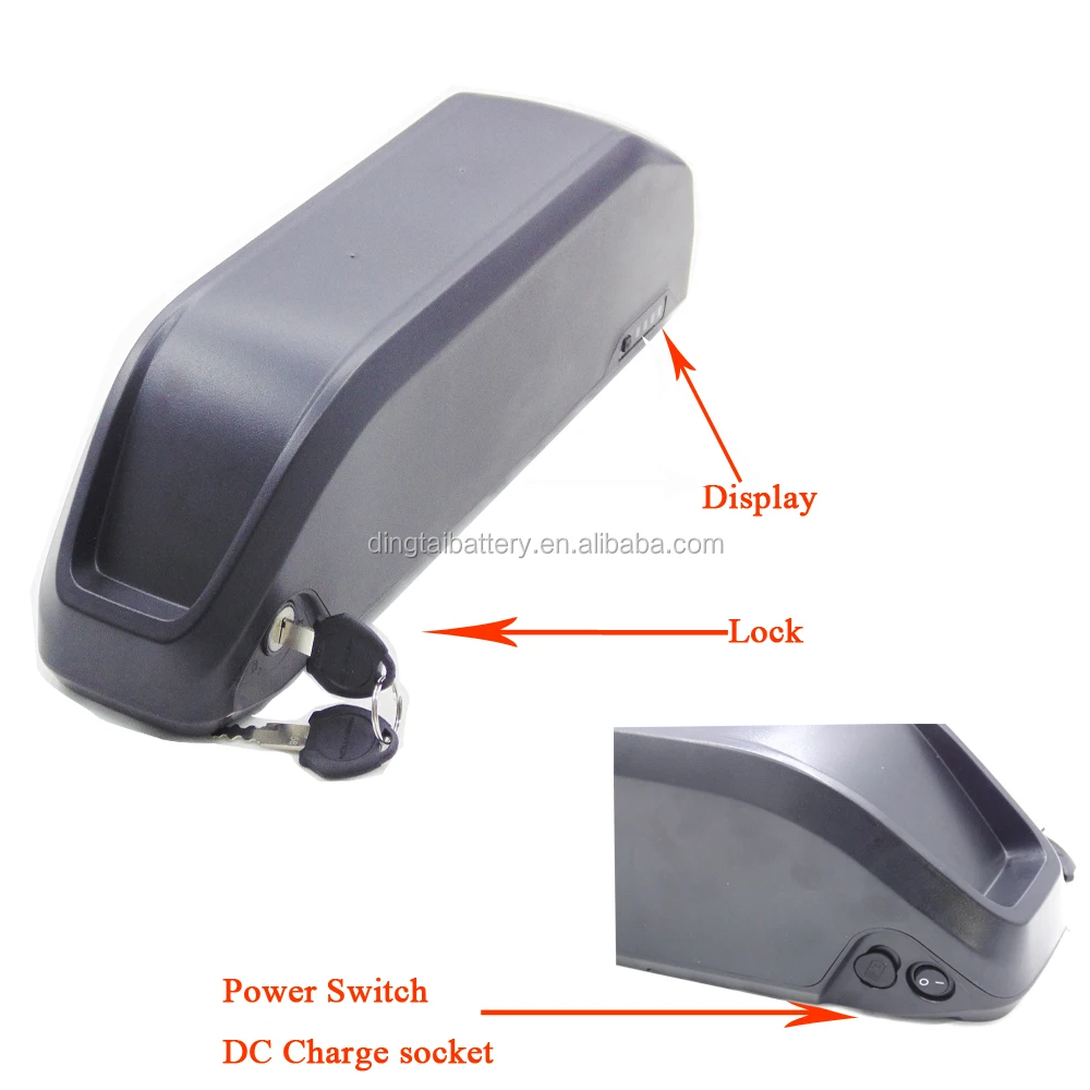 Electric Bike Battery Box 36v 48v 52v Polly Shark Downtube Ebike