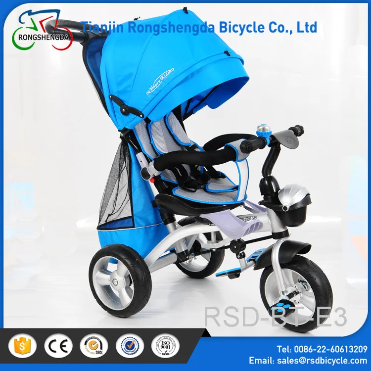 12inch Big Front Wheel Tricycle For Toddlers/pushable Tricycle For Baby