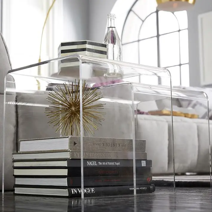 Acrylic Material Crystal Clear Coffee Table Acrylic Material Crystal Clear Coffee Table Plastic Tables Gl Product On Alibaba
