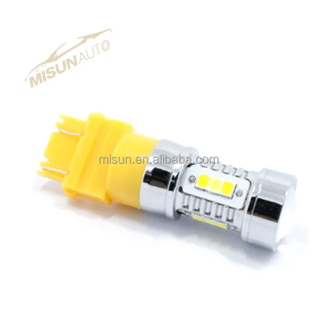 1Pcs T25 3157 1210 120SMD Dualcolor Switchback White+Amber LED Turn Signal Light