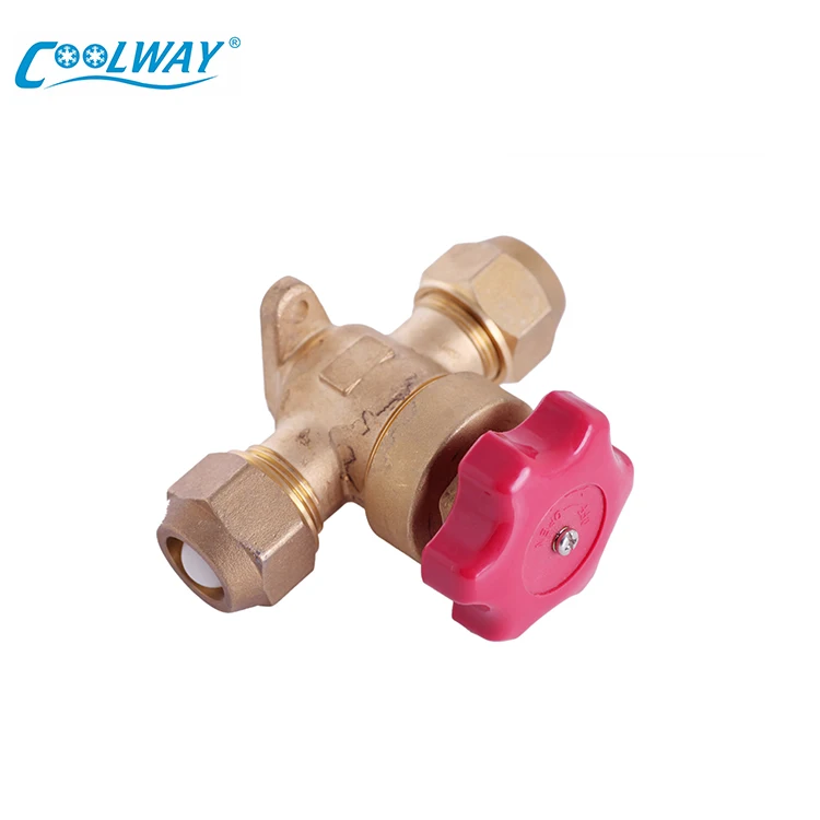 Good Quality Refrigeration Hand Valve 3/4 Hand Union Elbow Pipe Fitting Copper Gate Valve for Air Conditioning Fittings